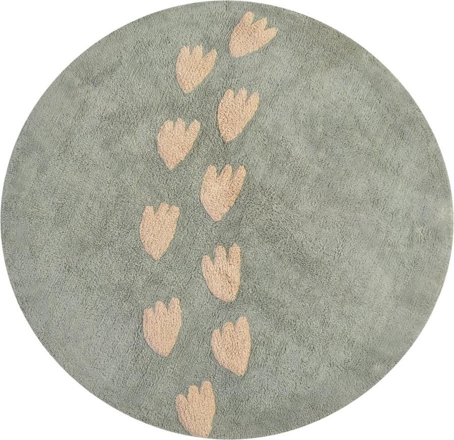 Love by Lily .com Love by Lily Vloerkleed Dino feet 130 cm