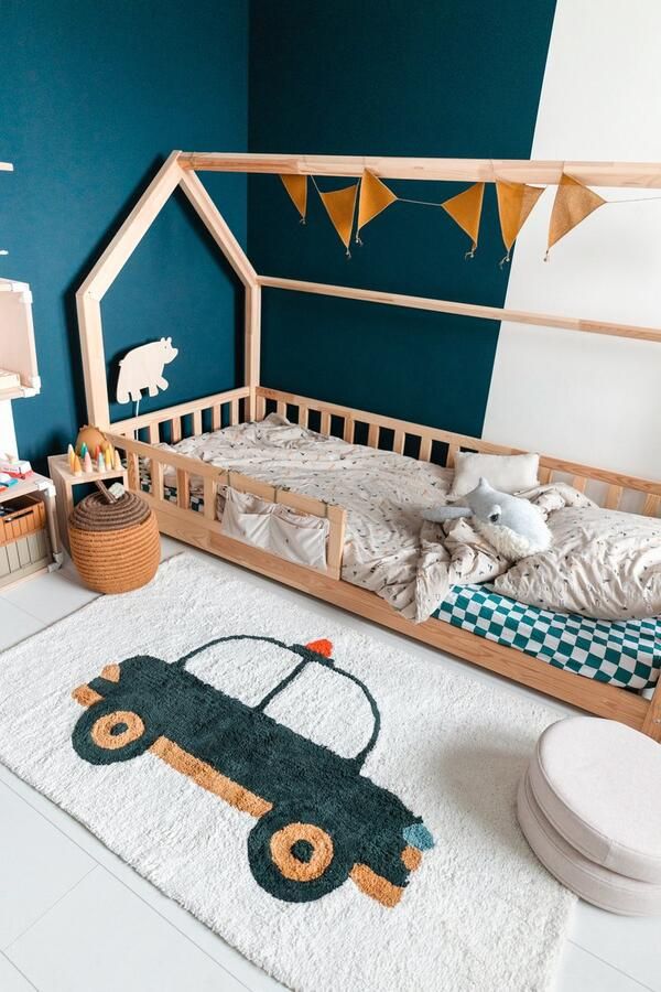 Love by Lily .com Love by Lily Vloerkleed Politieauto 140x90 cm