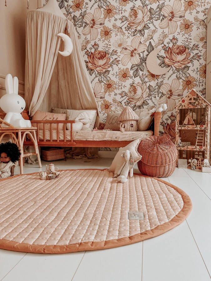 Love by Lily .com Love by Lily groot rond vloerkleed Rosy Sky 140cm