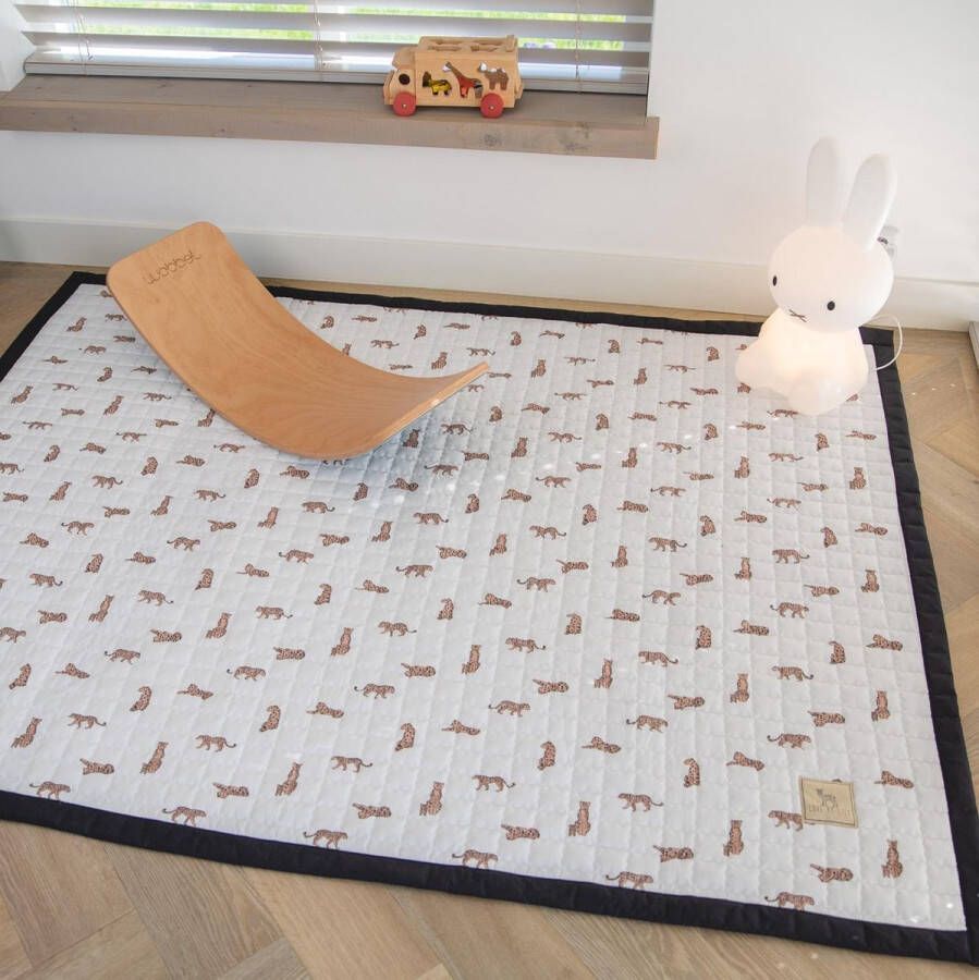 Love by Lily .com Love by Lily Vloerkleed kinderkamer zacht speelkleed Leopardy 200x150