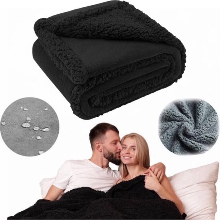LoveMate Love Blanket L Waterdicht Deken 145x165CM Deken Hondendeken bank Waterdicht hondendeken Blanket of Love Waterdicht Waterproof Voor Bed Voor intimiteit Date Night Seks