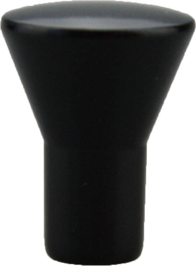 Lowander meubelknop rond Croy 16mm Kastknop Deurknop Zwart