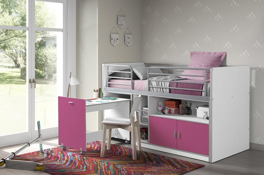 Lucevi Bonny 91 Halfhoogslaper 90x200cm Fuchisa