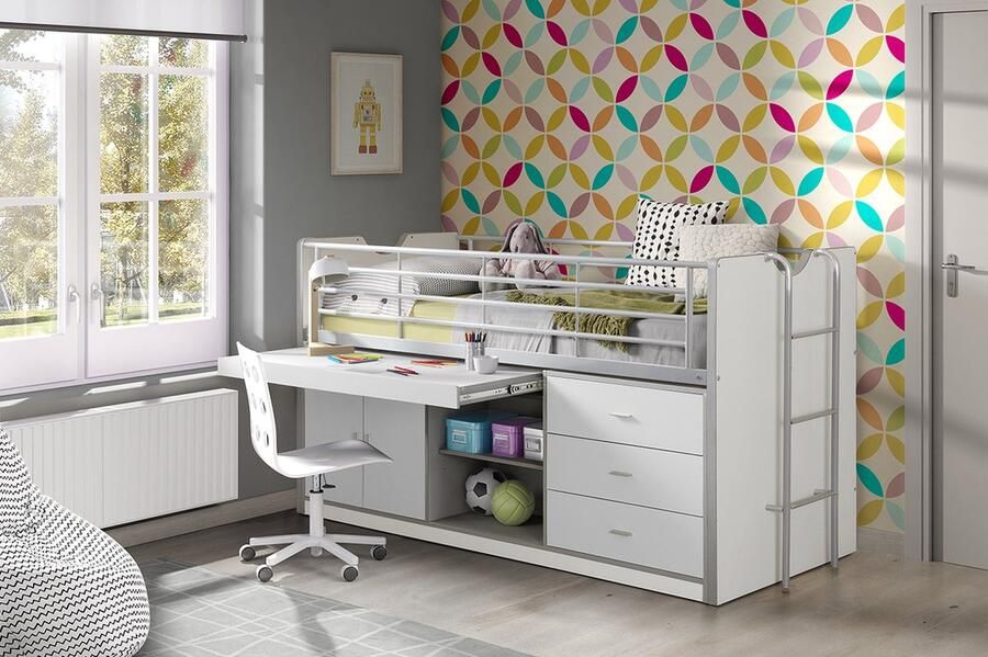 Lucevi Bonny 95 Halfhoogslaper 90x200cm Wit