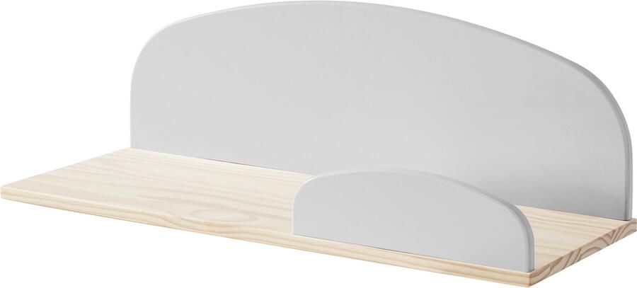 LUCEVI Kiddy Wandplank 65cm Hout Grijs 65x25x21.5 cm