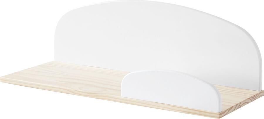 Lucevi Kiddy Wandplank 65cm Hout Wit 65x25x21.5 cm