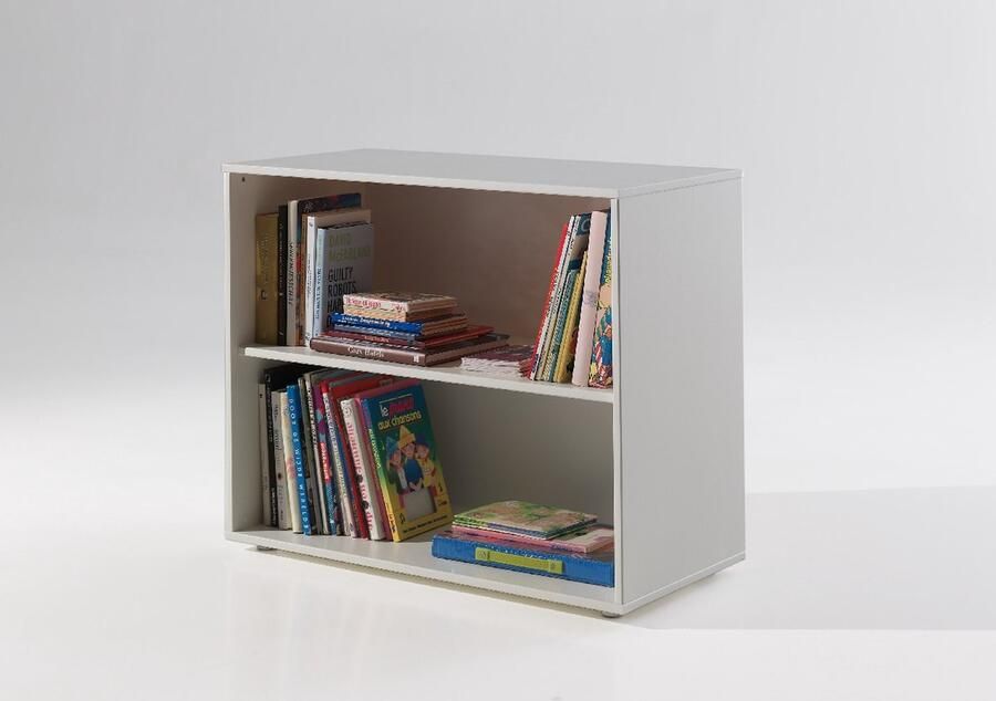 Lucevi Pino Boekenkast- Hout Wit 85.5x43.3 x71.8 cm