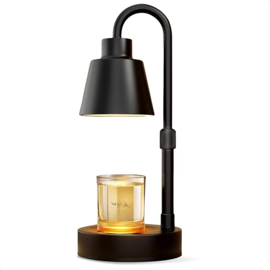 Luft Kaars verwarmer Zwart Tafellamp Geurbrander Oliebrander Candle Warmer Lamp Kaars Verwarmer Wax Warmer Sfeerlamp Zwart