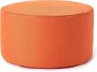 Lumaland Indoor Outdoor Poef Beanbag Stool Hocker 45cm x 25cm waterafstotend Oranje - Thumbnail 1