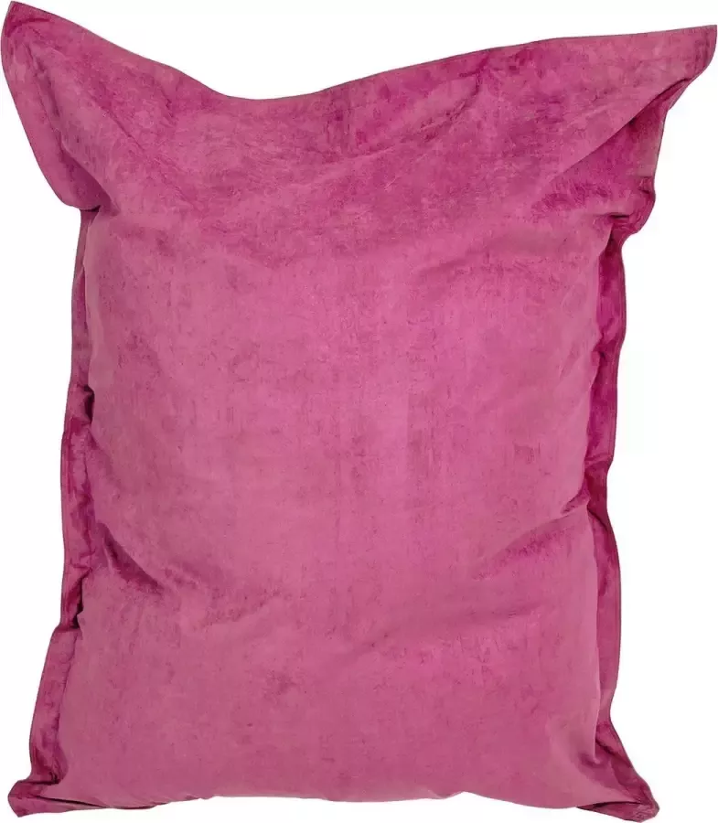 Lumaland Luxe XXL zitzak Beanbag van microvelours Indoor 380 Liter 140 x 180 cm Roze