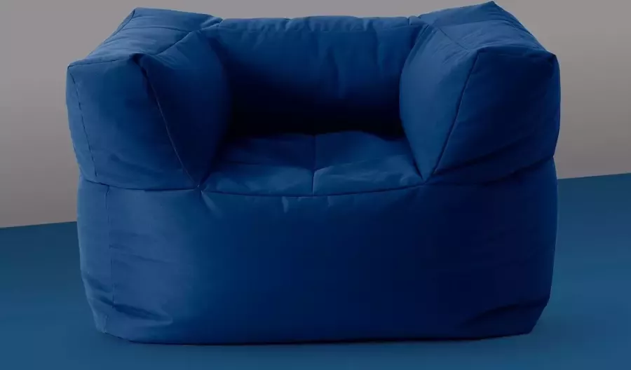 Lumaland Modular Zitzak fauteuil modulaire zitmeubelen donkerblauw 96*72*70 400l