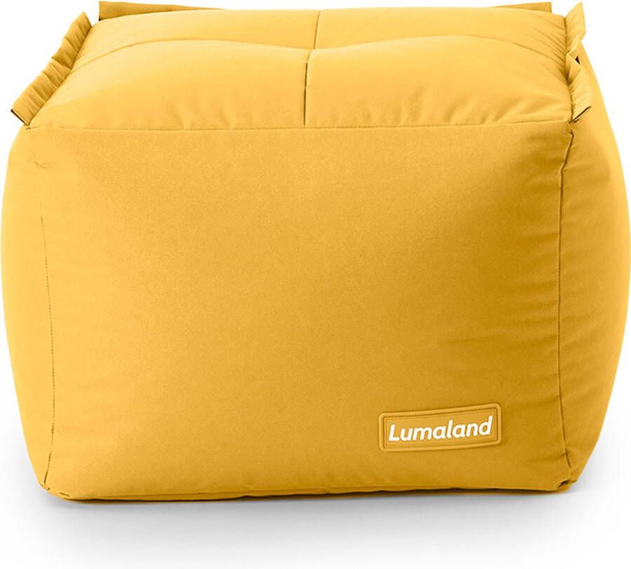 Lumaland zitzak Combineerbaar met modulair systeem 200 L Mosterdgeel