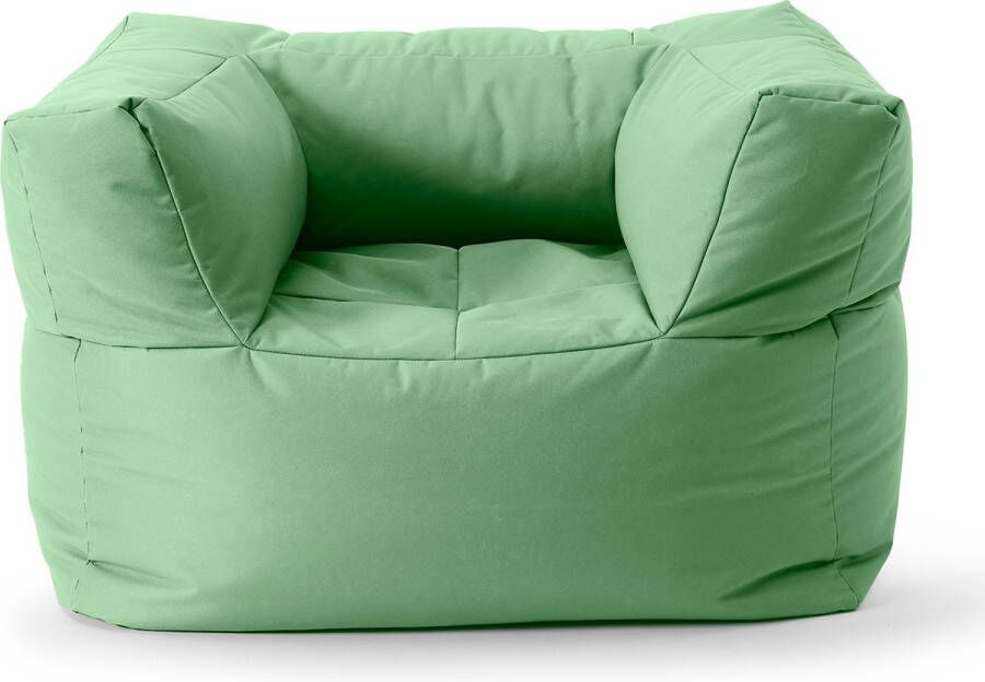 Lumaland zitzak sofa fauteuil Combineerbaar met het modulaire systeem 400 L Pastelgroen