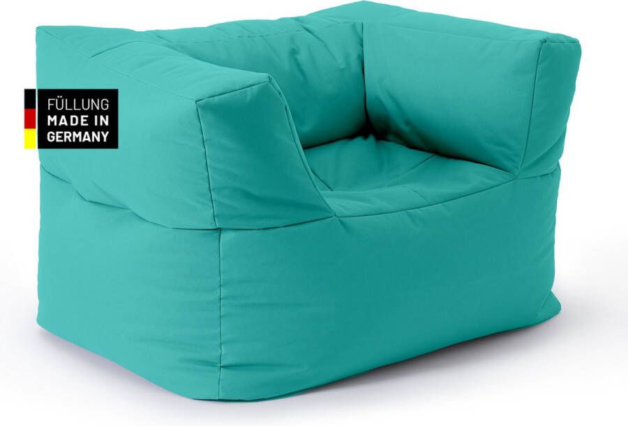 Lumaland zitzak sofa fauteuil Kan worden gecombineerd met het modulaire systeem 400 L Turquoise
