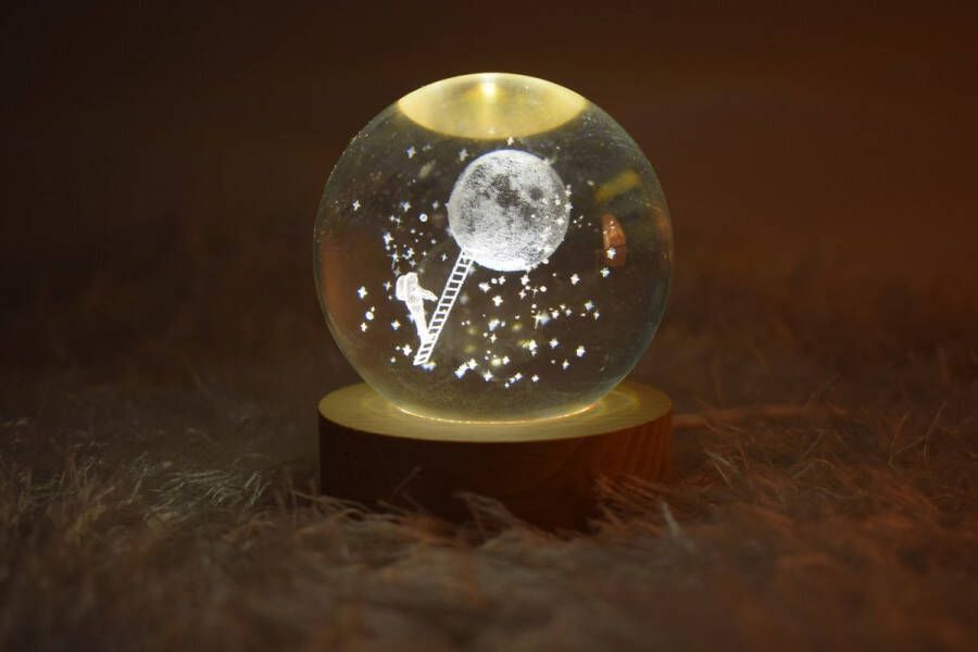 Moederdag Tip! Lumina Spacelamp Astronaut Tafellamp Nachtlamp LED Decoratie Retro Industrieel cadeau