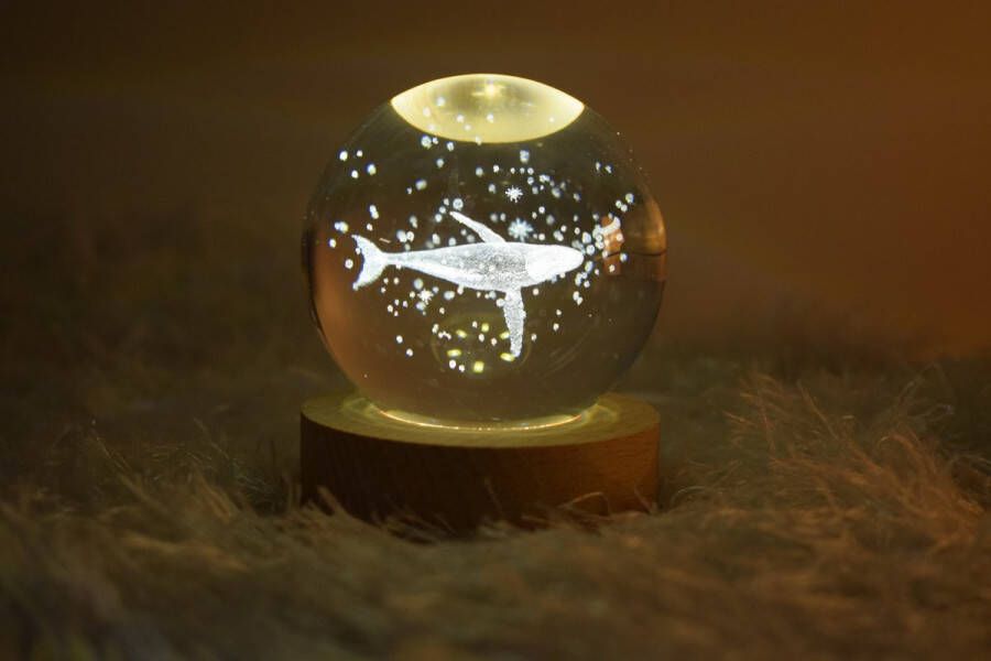 Lumina Moederdag Tip! Spacelamp Walvis Tafellamp Nachtlamp LED Decoratie Retro Industrieel cadeau