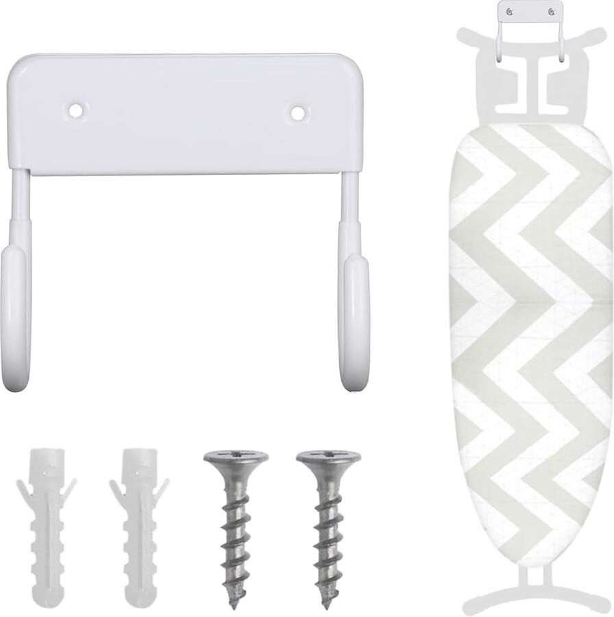 Luvetrex Efficiënte Wandmontage Haak voor Strijkplank Ruimtebesparend en Ontwerp
