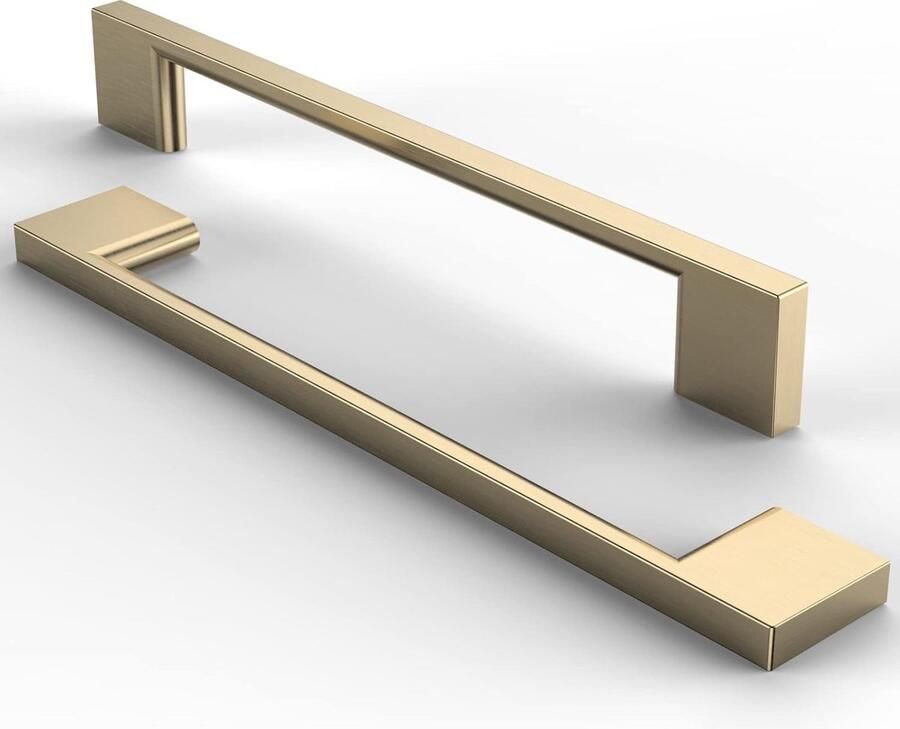 Goodivery Elegant Gouden Meubelgrepen Set van 10 Voor Keuken en Kasten 160 mm