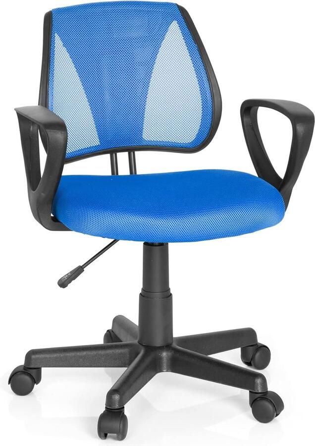 Luvetrex Ergonomische Kinderbureaustoel met Verstelbare Rugleuning en Afneembare Armleuningen