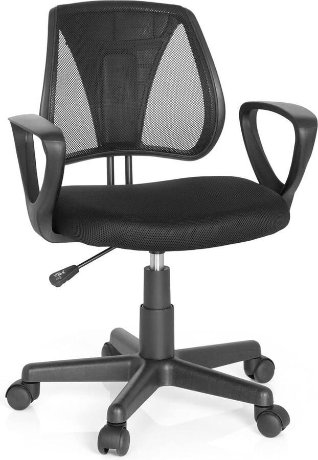 Luvetrex Ergonomische Kinderbureaustoel met Verstelbare Rugleuning en Verwijderbare Armleuningen