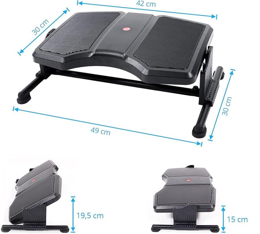 Luvetrex Ergonomische Voetensteun voor Optimaal Zitcomfort en Gezondheid