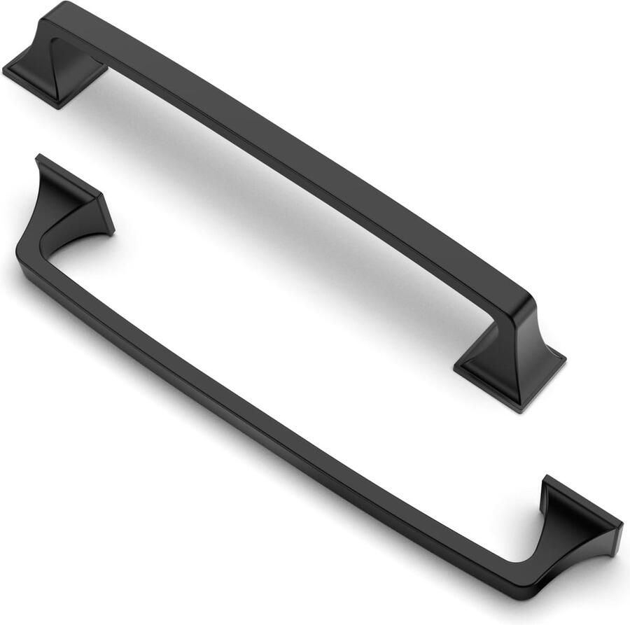Goodivery Furniture Handgrepen Set van 10 Stuks – Zwart Elegante Handgrepen voor Keukenkasten en Meubels