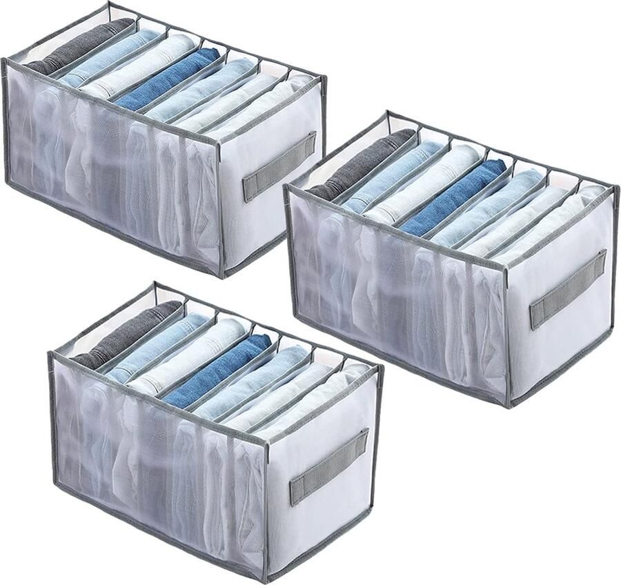 Luvetrex Kledingopbergsysteem Met 7 Vakken Voor Efficiënte Kast- en Ladeorganisatie