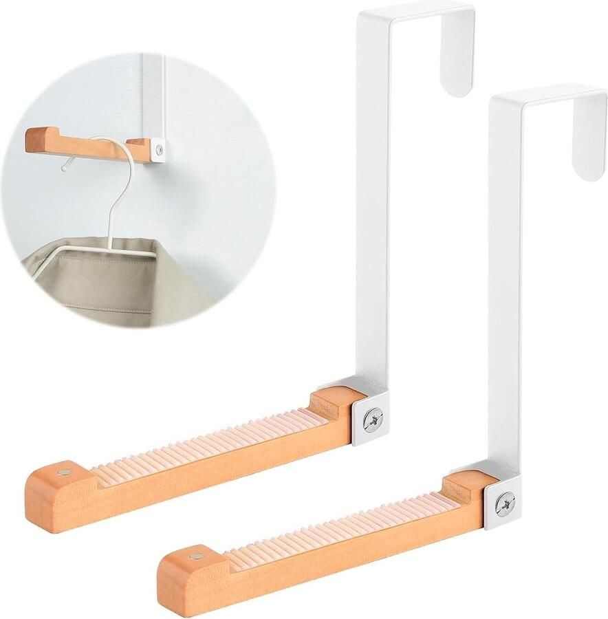 Luvetrex Multifunctionele Opvouwbare Deurhaken voor Eenvoudig Ophangen zonder Boren