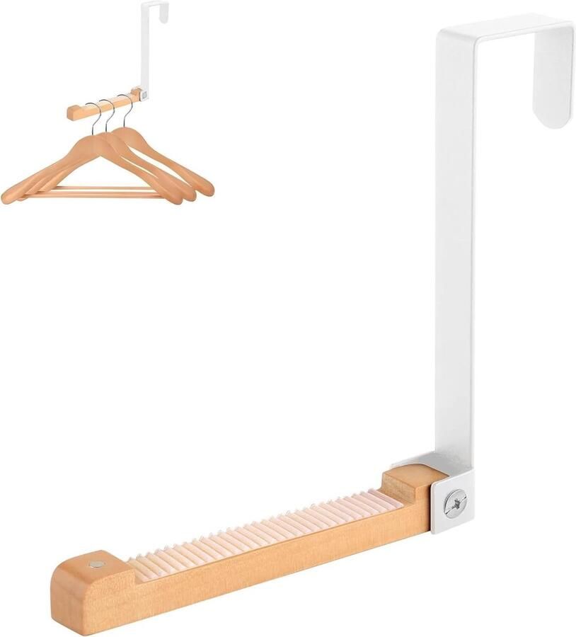 Luvetrex Opvouwbare Deurhaken voor Eenvoudig Ophangen zonder Boren in Ruimtes