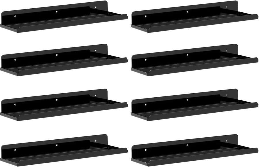 Ruimtebesparende Zwevende Wandplanken voor Multifunctioneel Gebruik en Organisatie in Huis