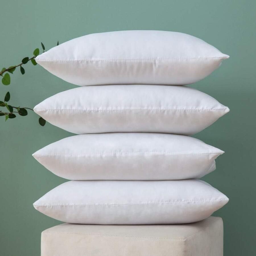 Luvetrex Set van 4 Comfortabele Kussenvullingen 40 x 60 cm voor Bank en Slaapkamer