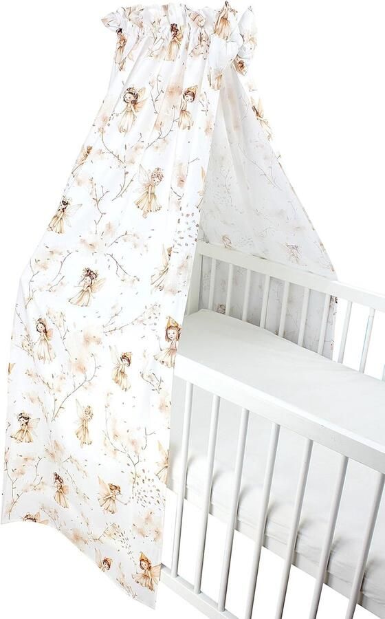 Luvetrex Voor Ledikant met Strikken Beige Elfjes 160 x 240 cm