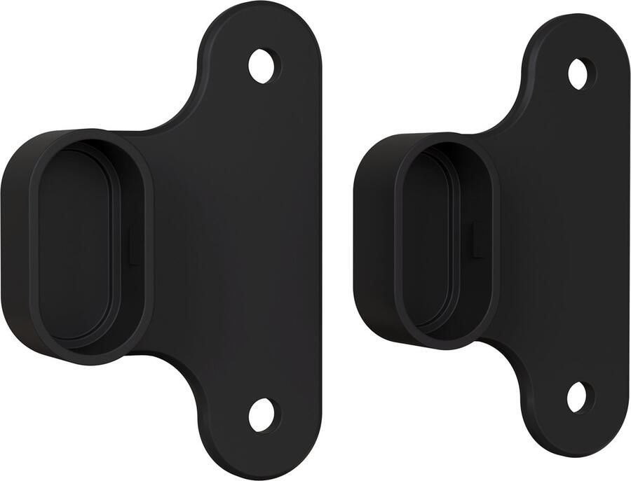 Lux3D Reserveonderdeel geschikt voor IKEA Komplement PAX Kledingkast rail houder (2 stuks) Kledingroede houder voor IKEA Komplement Pax Zwart