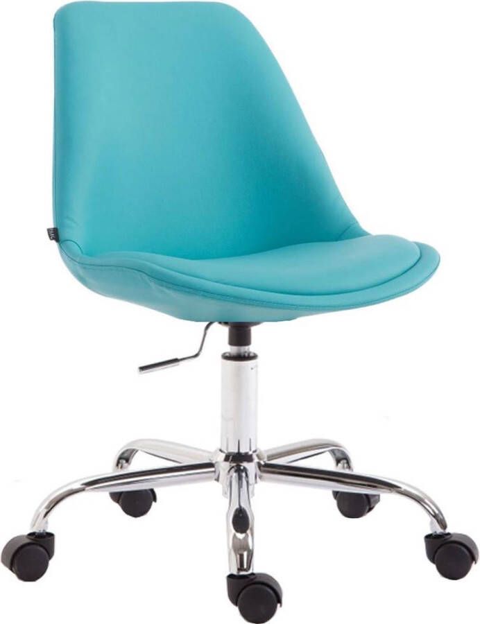 Luxe Comfort Bureaustoel In hoogte verstelbaar Kunstleer – Blauw