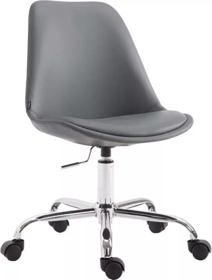 Luxe Comfort Bureaustoel In hoogte verstelbaar Kunstleer – Grijs