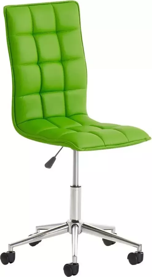 Luxe Comfort Bureaustoel Stoel Design In hoogte verstelbaar Kunstleer Groen 57x57x106 cm