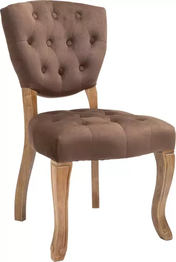 Luxe Comfort Eetkamerstoel Antiek Bruin
