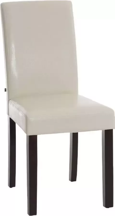 Luxe Comfort Eetkamerstoel set van 2 Comfortabel Kunstleer Wit