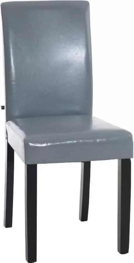 Luxe Comfort Eetkamerstoel Stoel Kunstleer Grijs