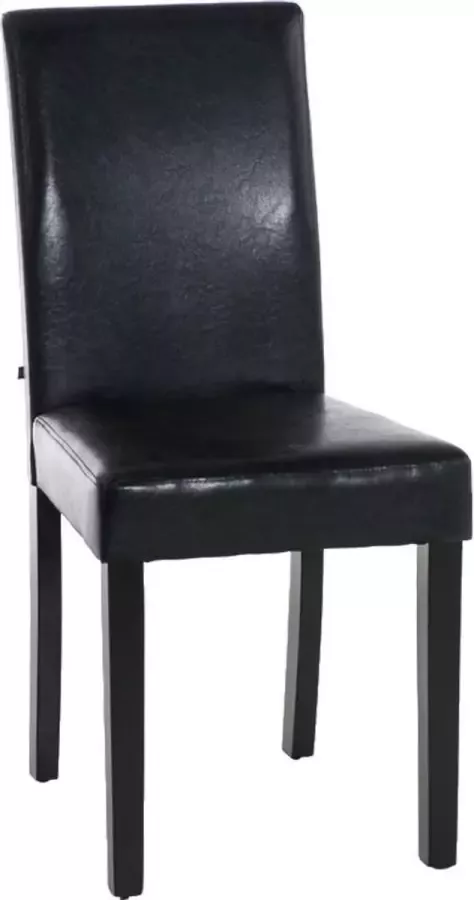 Luxe Comfort Eetkamerstoel Stoel Kunstleer Zwart