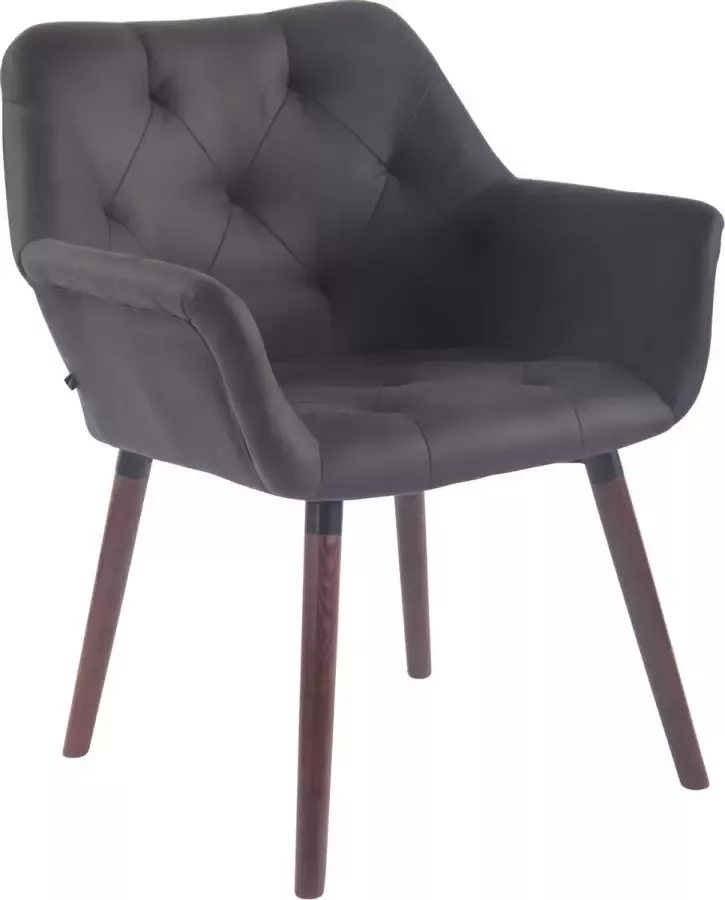 Luxe Comfort Eetkamerstoel Stoelen Vintage Imitatieleer Zwart