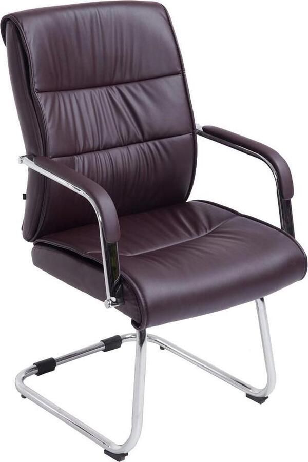 Luxe Comfort Eetkamerstoel Comfortabel Kunstleer Bruin