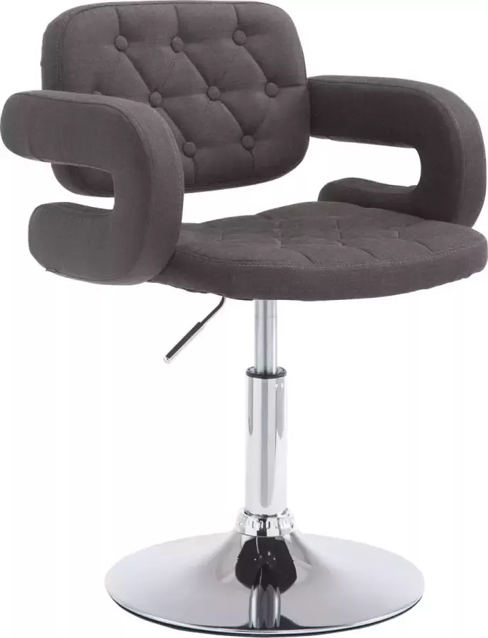 Luxe Comfort Moderne barkruk Comfortabel Stijlvol Optimaal Comfort Verstelbaar Donkergrijs