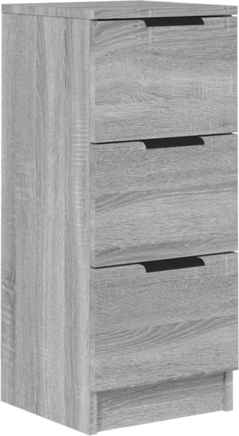 LuxerLiving INFIORI Dressoir 30x30x70 cm bewerkt hout grijs sonoma eikenkleurig