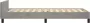 Modern life ModernLife' Bedframe met hoofdeinde fluweel lichtgrijs 90x200 cm - Thumbnail 1