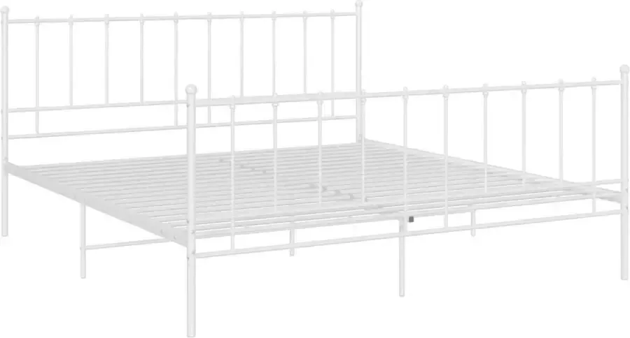 Modern life ModernLife' Bedframe metaal wit 180x200 cm