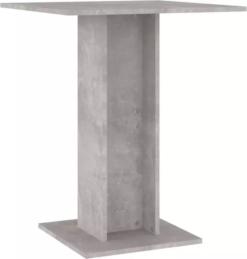 Modern life ModernLife' Bistrotafel 60x60x75 cm spaanplaat betongrijs