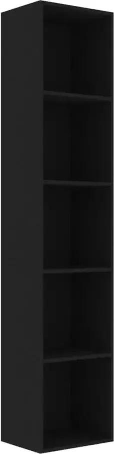 Modern life ModernLife' Boekenkast 40x30x189 cm spaanplaat zwart