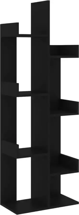 Modern life ModernLife' Boekenkast 48x25 5x140 cm bewerkt hout zwart