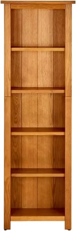 Modern life ModernLife' Boekenkast met 5 schappen 45x22x140 cm massief eikenhout